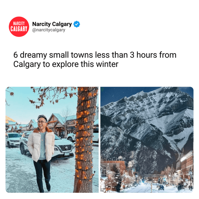 6 dreamy small towns less than 3 hours from Calgary to explore this winter