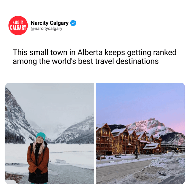 This small town in Alberta keeps getting ranked among the world's best travel destinations