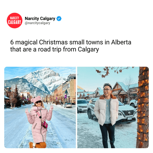 6 magical Christmas small towns in Alberta that are a road trip from Calgary