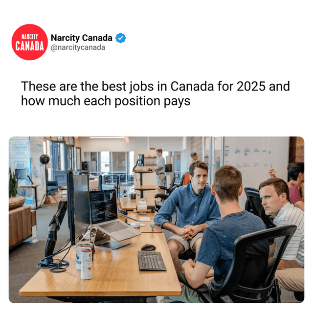 These are the best jobs in Canada for 2025 and how much each position pays