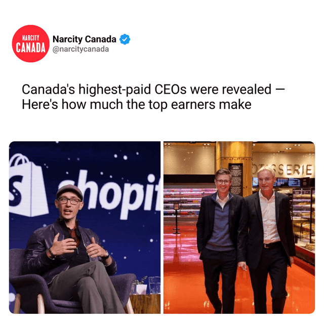 Canada's highest-paid CEOs were revealed — Here's how much the top earners make