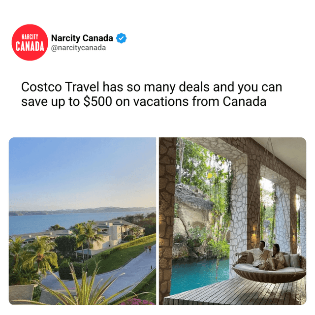 Costco Travel has so many deals and you can save up to $500 on vacations from Canada