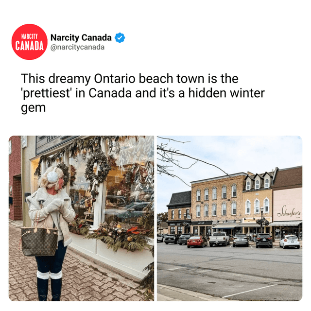 This dreamy Ontario beach town is the 'prettiest' in Canada and it's a hidden winter gem