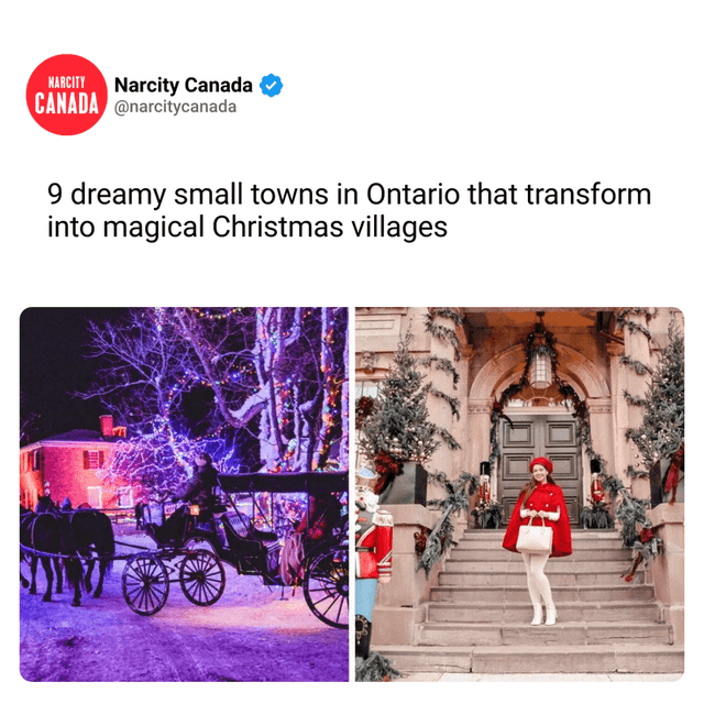 9 dreamy small towns in Ontario that transform into magical Christmas villages