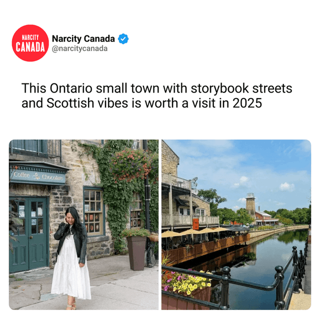 This Ontario small town with storybook streets and Scottish vibes is worth a visit in 2025