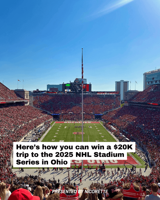 Here’s how you can win a $20K trip to the 2025 NHL Stadium Series in Ohio