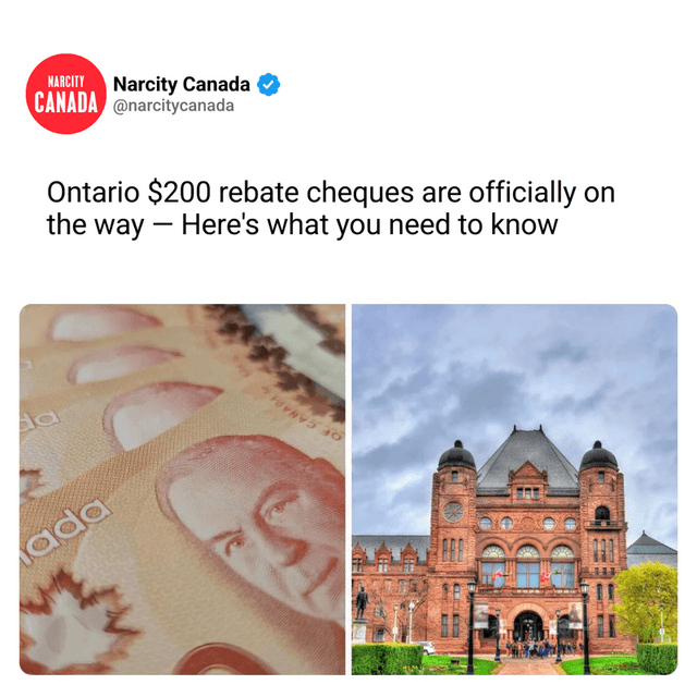 Ontario $200 rebate cheques are officially on the way — Here's what you need to know