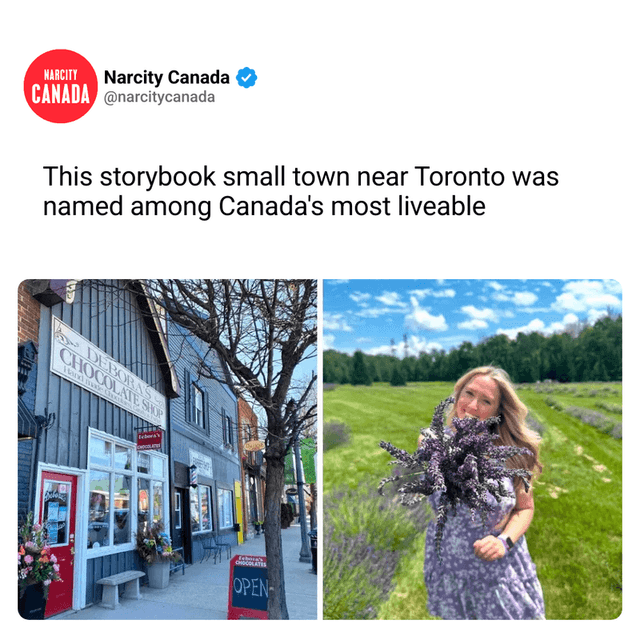 This storybook small town near Toronto was named among Canada's most liveable