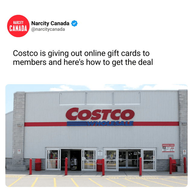 Costco is giving out online gift cards to members and here's how to get the deal