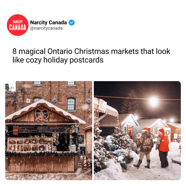 8 magical Ontario Christmas markets that look like cozy holiday postcards