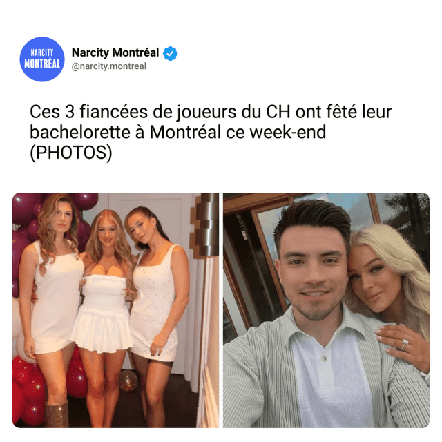 Ces 3 fiancées de joueurs du CH ont fêté leur bachelorette à Montréal ce week-end (PHOTOS)