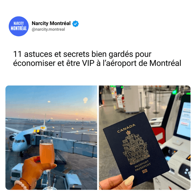 11 astuces et secrets bien gardés pour économiser et être VIP à l’aéroport de Montréal