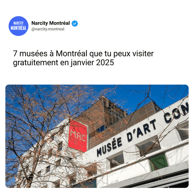 7 musées à Montréal que tu peux visiter gratuitement en janvier 2025