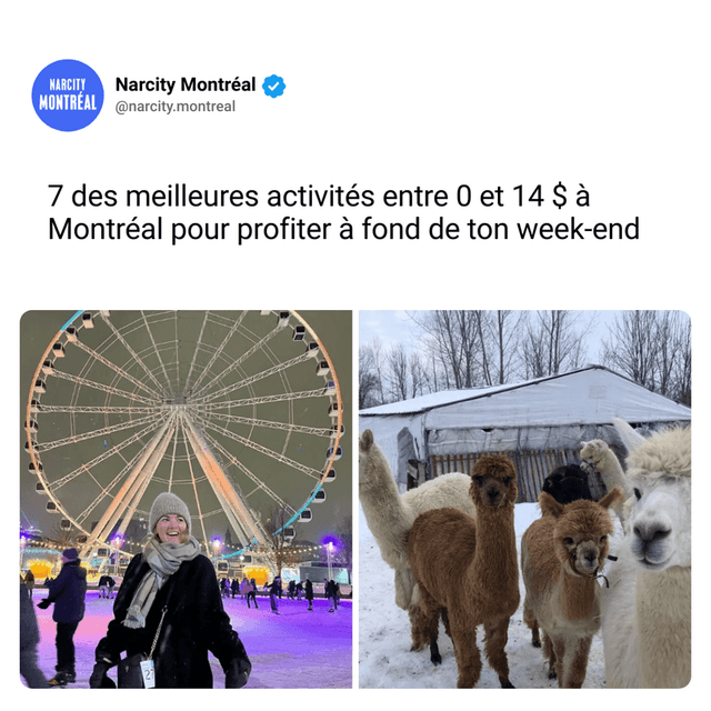 7 des meilleures activités entre 0 et 14 $ à Montréal pour profiter à fond de ton week-end