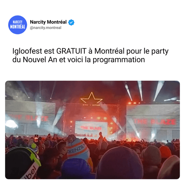 Igloofest est GRATUIT à Montréal pour le party du Nouvel An et voici la programmation