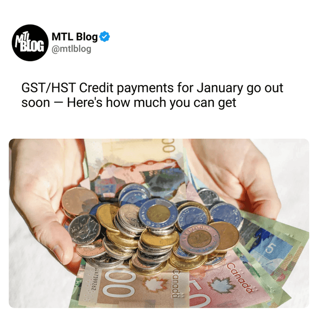 GST/HST Credit payments for January go out soon — Here's how much you can get