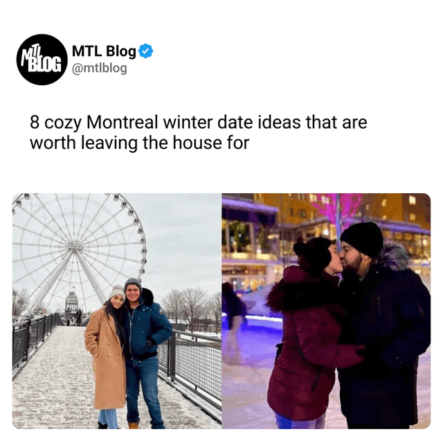 8 cozy Montreal winter date ideas that are worth leaving the house for