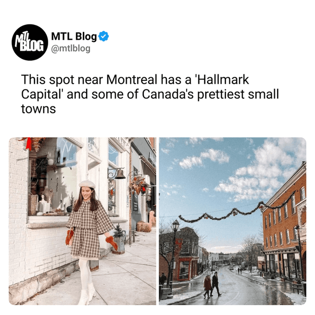 ​This spot near Montreal has a 'Hallmark Capital' and some of Canada's prettiest small towns