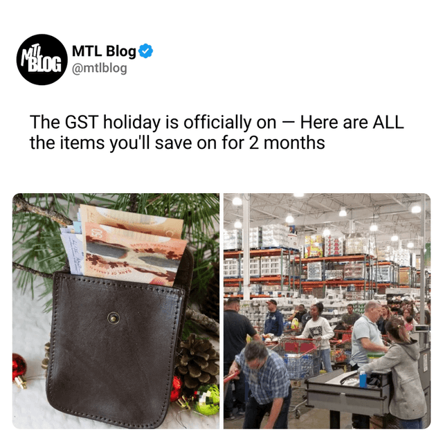 The GST holiday is officially on — Here are ALL the items you'll save on for 2 months