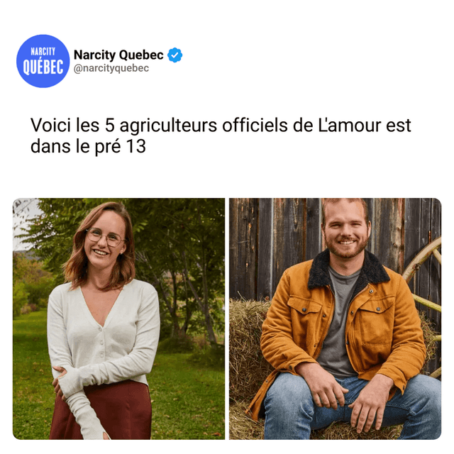 Voici les 5 agriculteurs officiels de L'amour est dans le pré 13