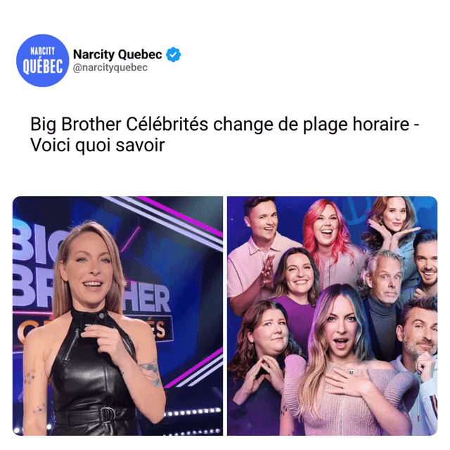 Big Brother Célébrités change de plage horaire - Voici quoi savoir