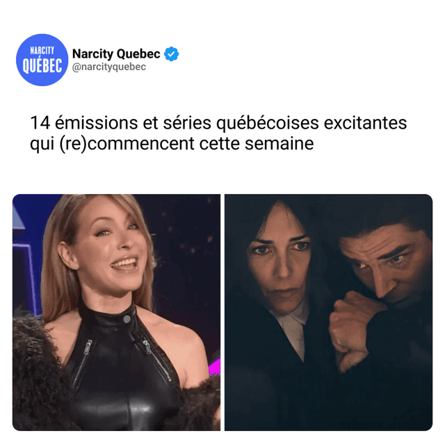 14 émissions et séries québécoises excitantes qui (re)commencent cette semaine