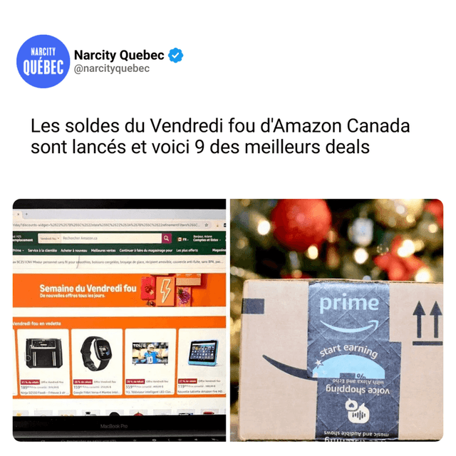 Les soldes du Vendredi fou d'Amazon Canada sont lancés et voici 9 des meilleurs deals