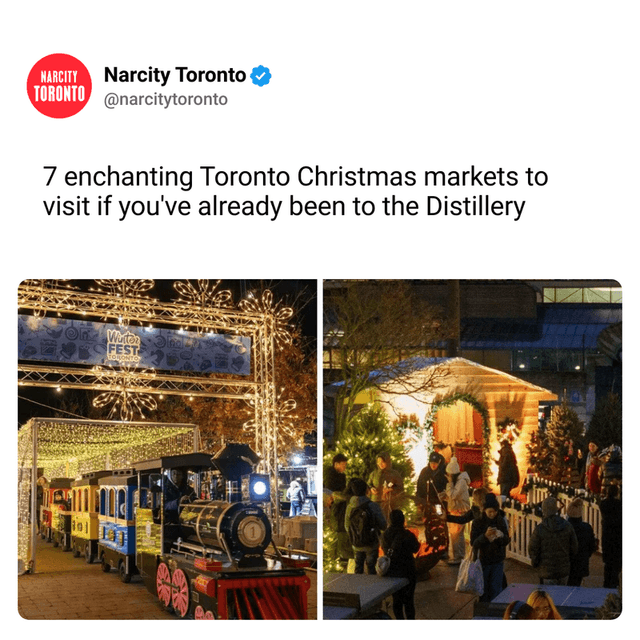 7 enchanting Toronto Christmas markets to visit if you've already been to the Distillery