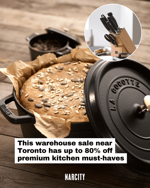 This warehouse sale near Toronto has up to 80% off premium kitchen must-haves