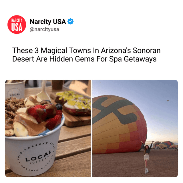 These 3 Magical Towns In Arizona's Sonoran Desert Are Hidden Gems For Spa Getaways