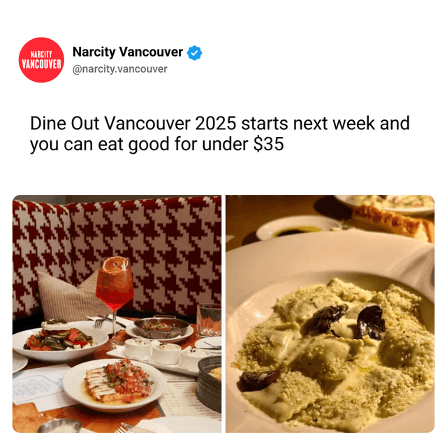 Dine Out Vancouver 2025 starts next week and you can eat good for under $35