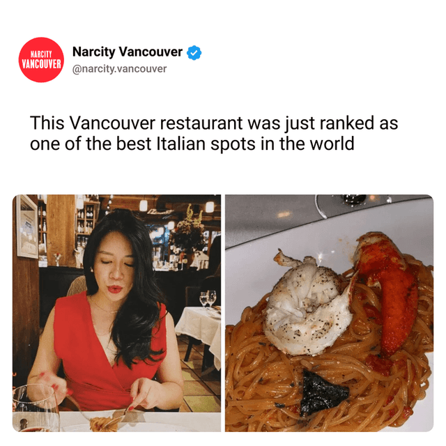 This Vancouver restaurant was just ranked as one of the best Italian spots in the world