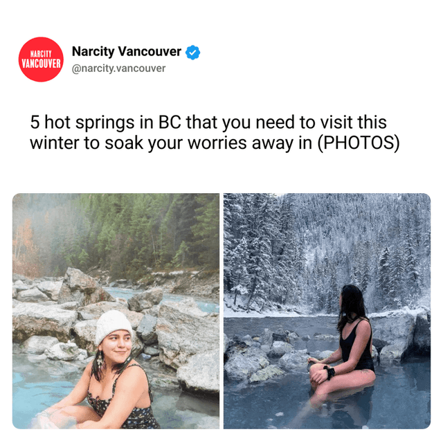 5 hot springs in BC that you need to visit this winter to soak your worries away in (PHOTOS)