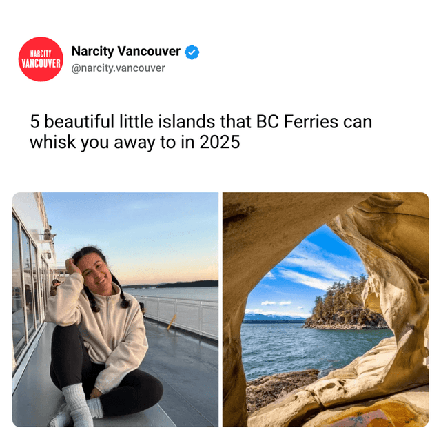 5 beautiful little islands that BC Ferries can whisk you away to in 2025